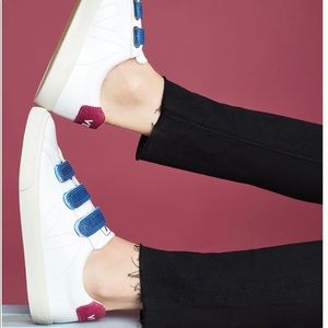 Veja Neon Strap Tennis Shoes Size 8